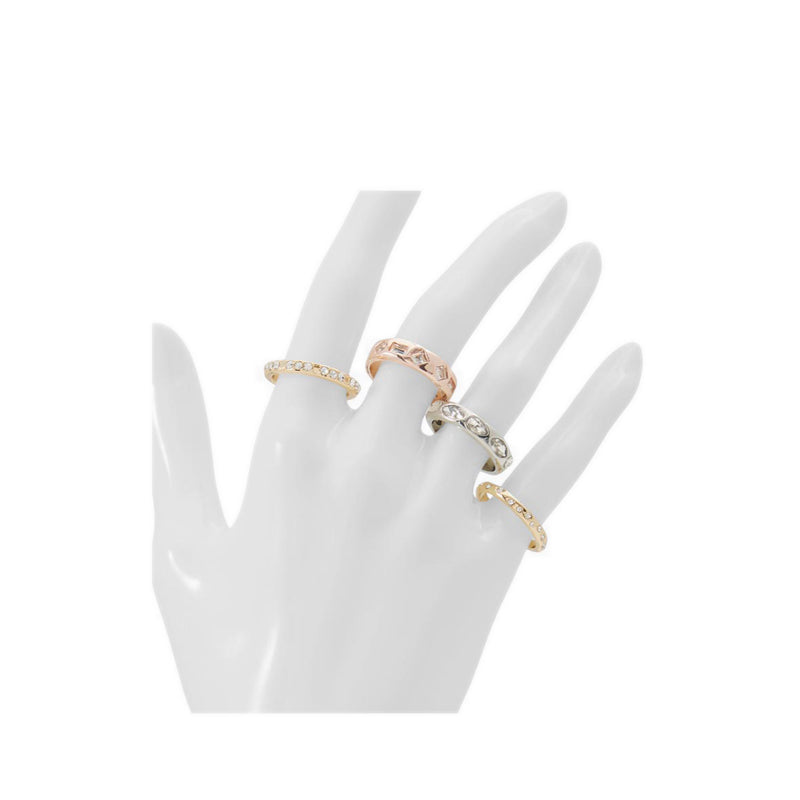 ALDO STONESTACK RINGS - METALLIC MULTI