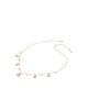 FLEURANNE NECKLACES - GOLD/CLEAR MULTI