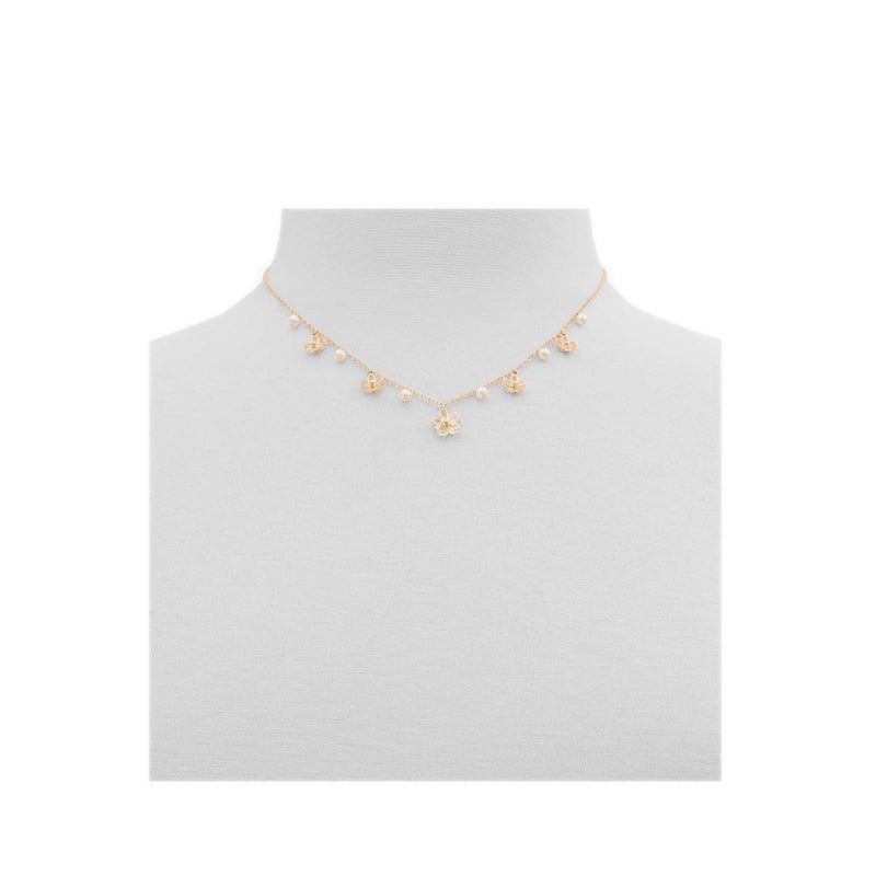 ALDO FLEURANNE NECKLACES - GOLD/CLEAR MULTI