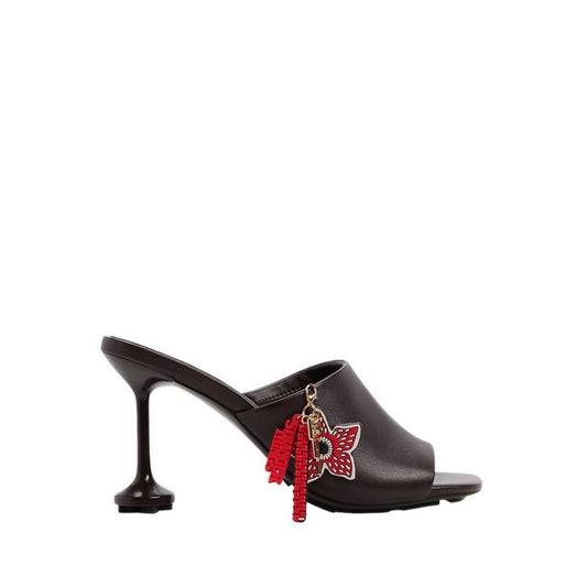 ALDO x Stranger Things DEMOGORGON HEELED SANDALS - DARK BROWN