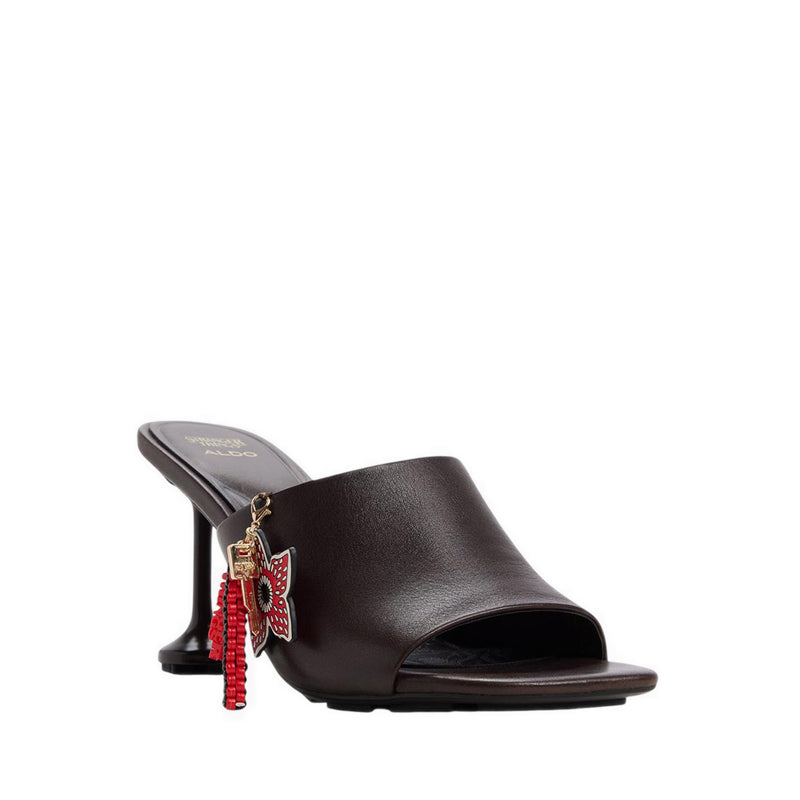 ALDO x Stranger Things DEMOGORGON HEELED SANDALS - DARK BROWN