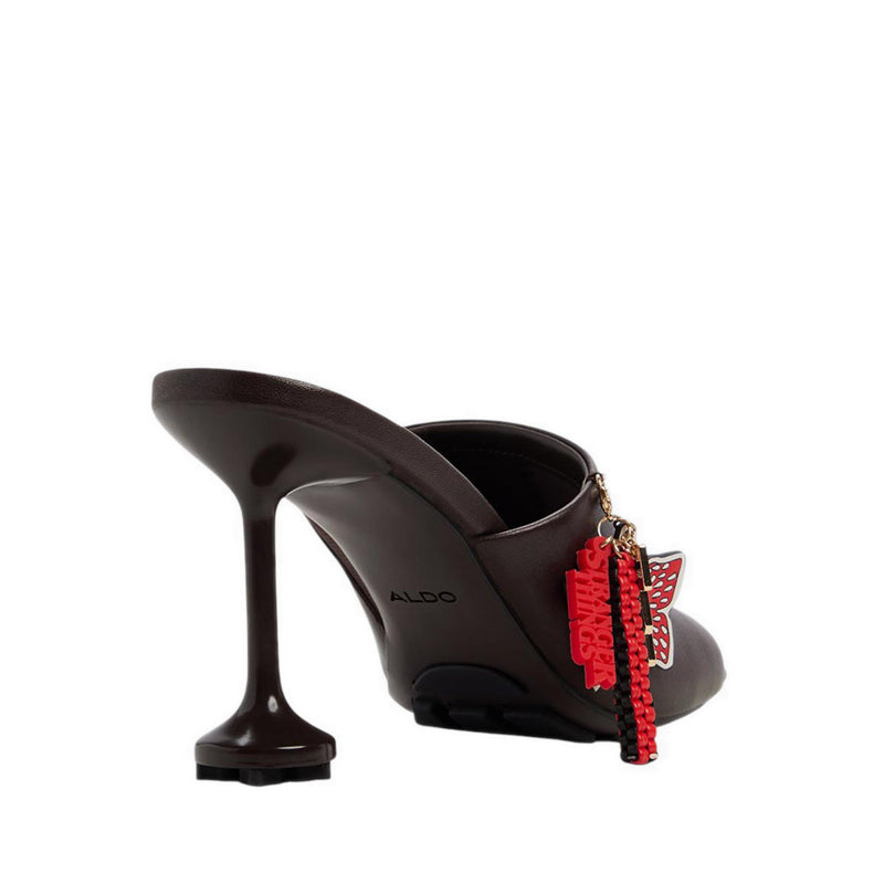 ALDO x Stranger Things DEMOGORGON HEELED SANDALS - DARK BROWN