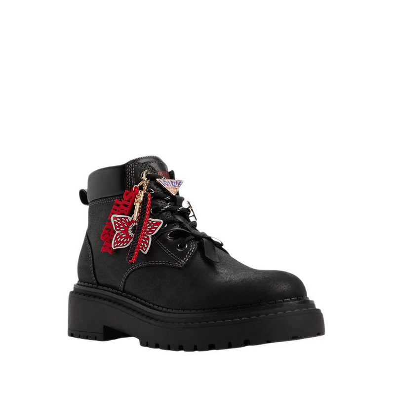 ALDO x Stranger Things THERIFT ANKLE BOOTS - BLACK
