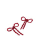 TINSLAMINI EARRINGS - BORDO