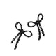 TINSLAMINI EARRINGS - BLACK
