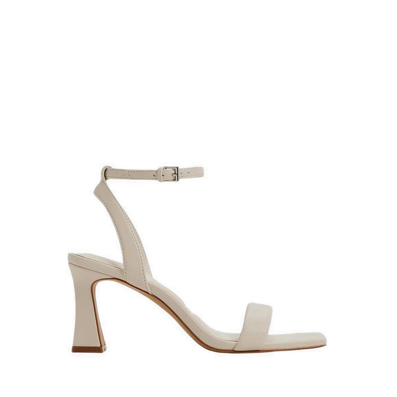 AUSTORAI SANDALS OPEN TOE & HEEL - WHITE/BONE