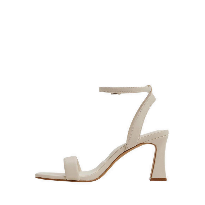 AUSTORAI SANDALS OPEN TOE & HEEL - WHITE/BONE