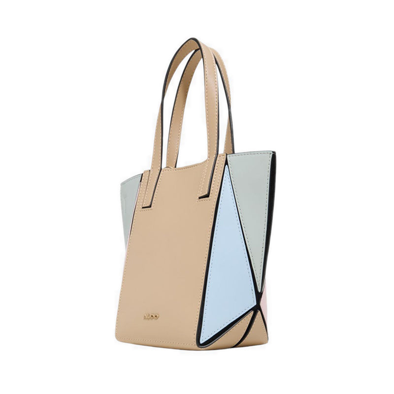 ALDO SMALLPRISMATOTE SATCHEL - NATURAL