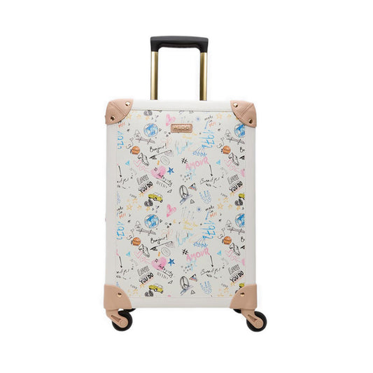 ALDO MANHATTAN LUGGAGE - OPEN WHITE