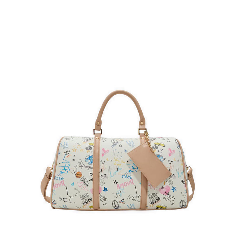 ALDO PHILIPINA DUFFLE - OPEN WHITE