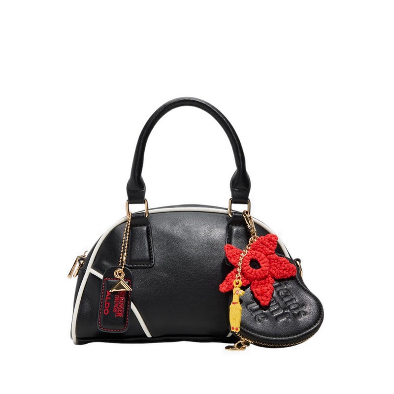 ALDO x Stranger Things FRIENDSDONTLIEE SATCHEL - BLACK/WHITE