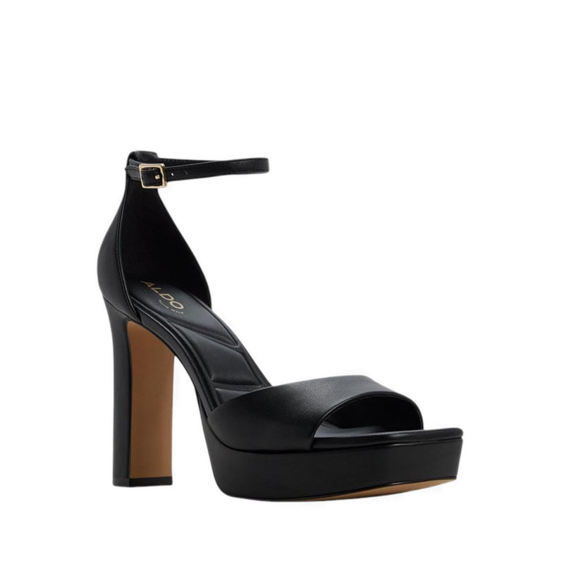 ALDO ELEONIA HEELED SANDALS - BLACK