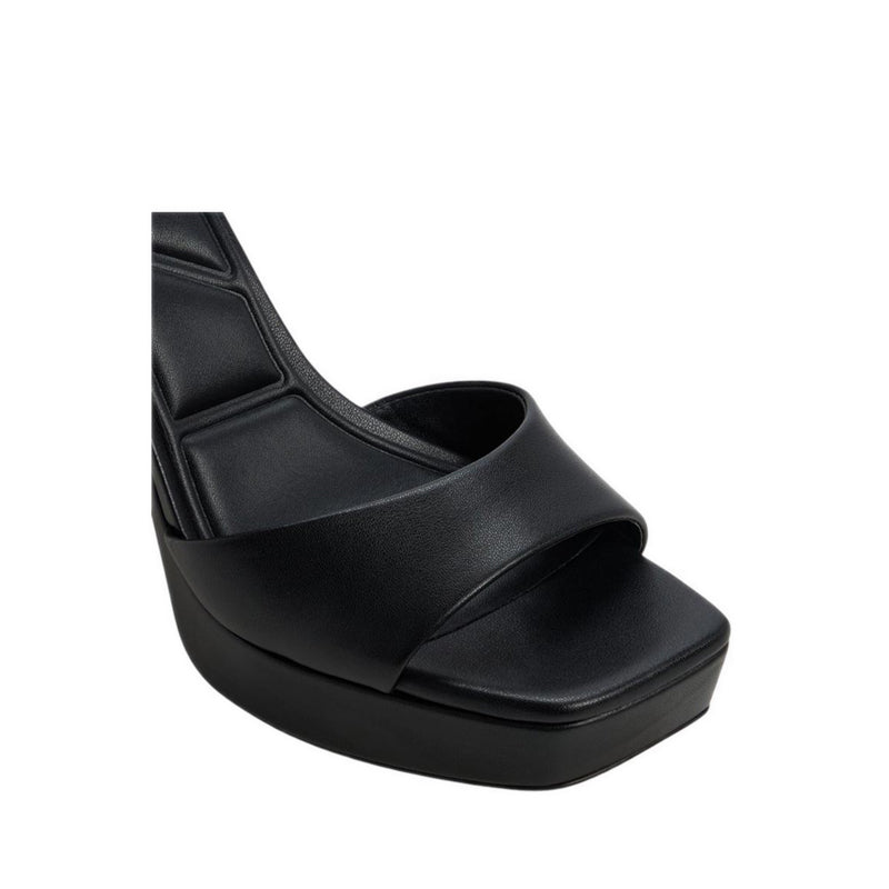 ALDO ELEONIA HEELED SANDALS - BLACK
