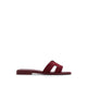 ITSANDAL FLAT SANDALS - BORDO