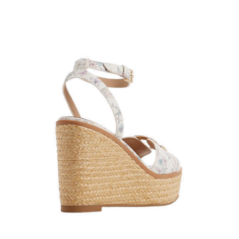 ALDO CARRABRIRIA WEDGE SANDALS - MULTI