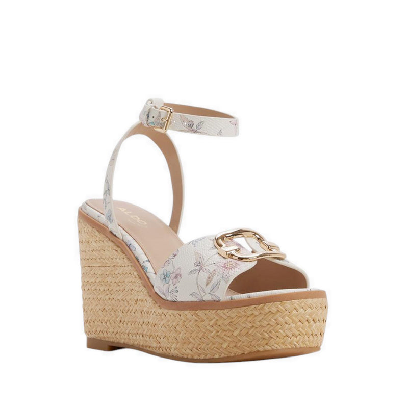 ALDO CARRABRIRIA WEDGE SANDALS - MULTI