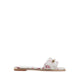 DARLINA FLAT SANDALS - WHITE COMBO