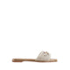 ALAMASSI FLAT SANDALS - OPEN BROWN