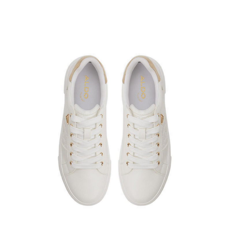 SADDIE SHOES-FLAT HEELS - WHITE COMBO