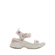 EULALIA WEDGE SANDALS - WHITE COMBO