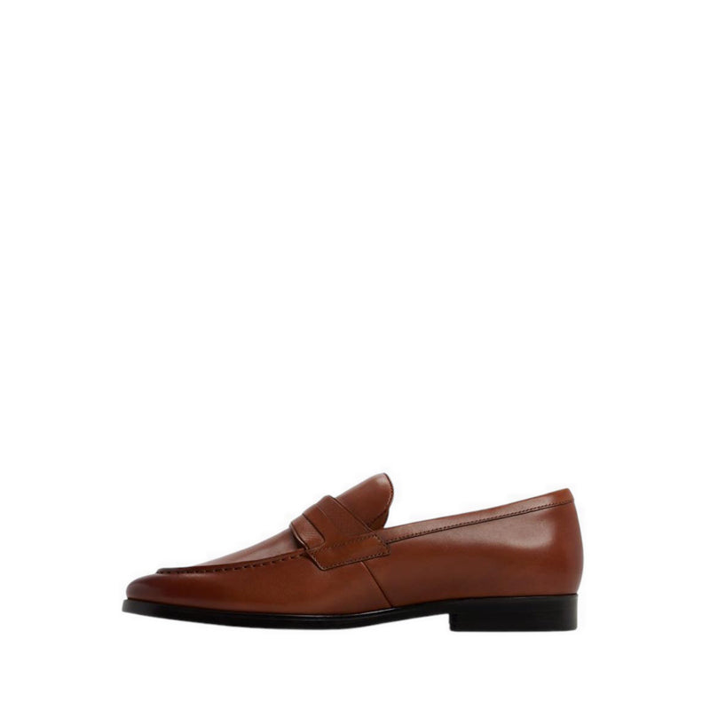 ALDO STANLY LOAFERS - COGNAC