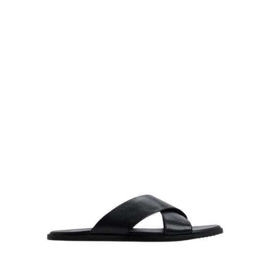 ALDO ERIK FLAT SANDALS - BLACK