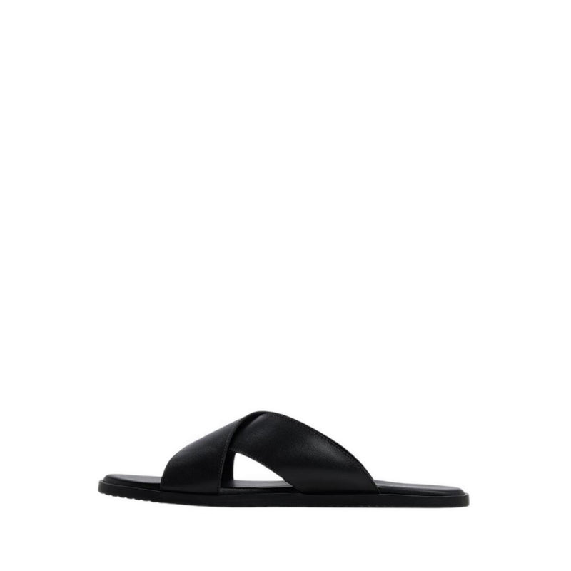 ALDO ERIK FLAT SANDALS - BLACK