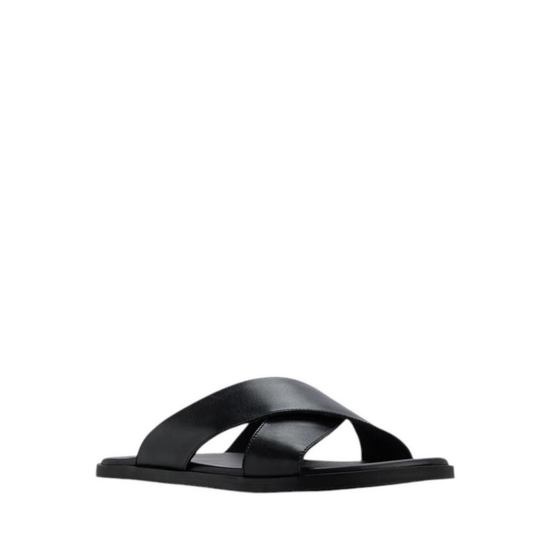 ALDO ERIK FLAT SANDALS - BLACK