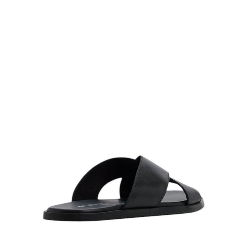 ALDO ERIK FLAT SANDALS - BLACK