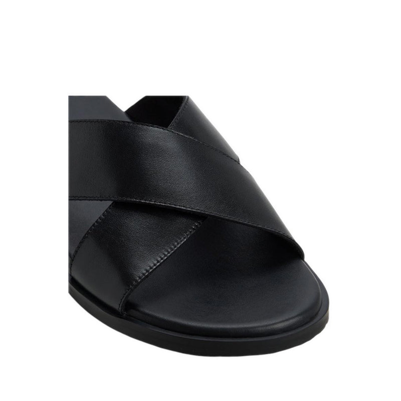 ALDO ERIK FLAT SANDALS - BLACK