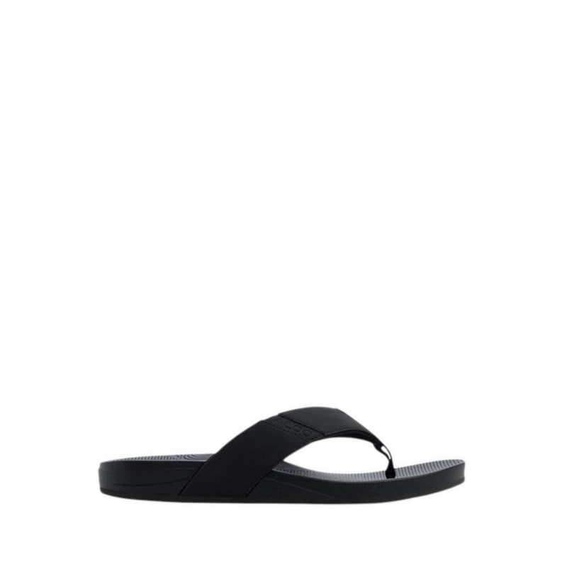 ALDO STEFFEN FLAT SANDALS - BLACK