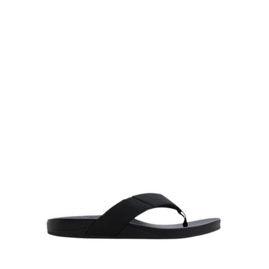 ALDO STEFFEN FLAT SANDALS - BLACK