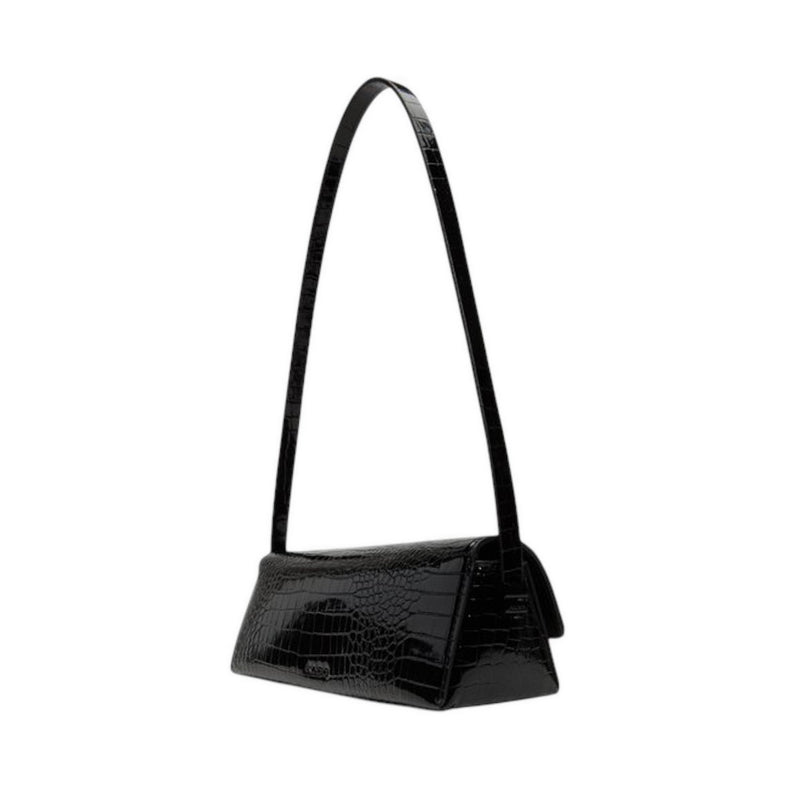 ALDO ALESSIANA SHOULDER BAG - BLACK/BLACK