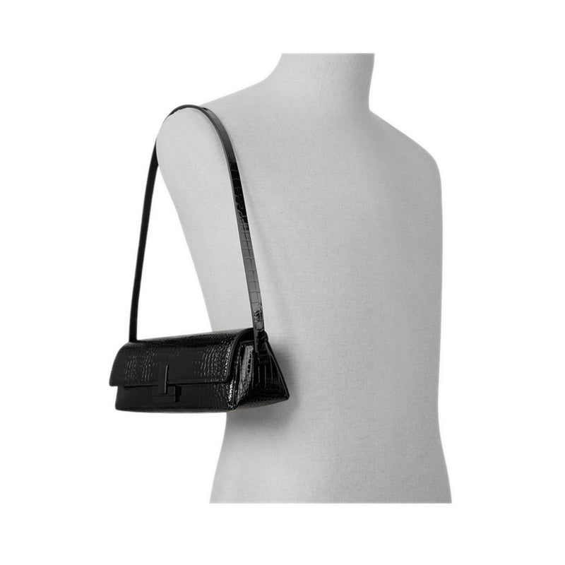 ALDO ALESSIANA SHOULDER BAG - BLACK/BLACK