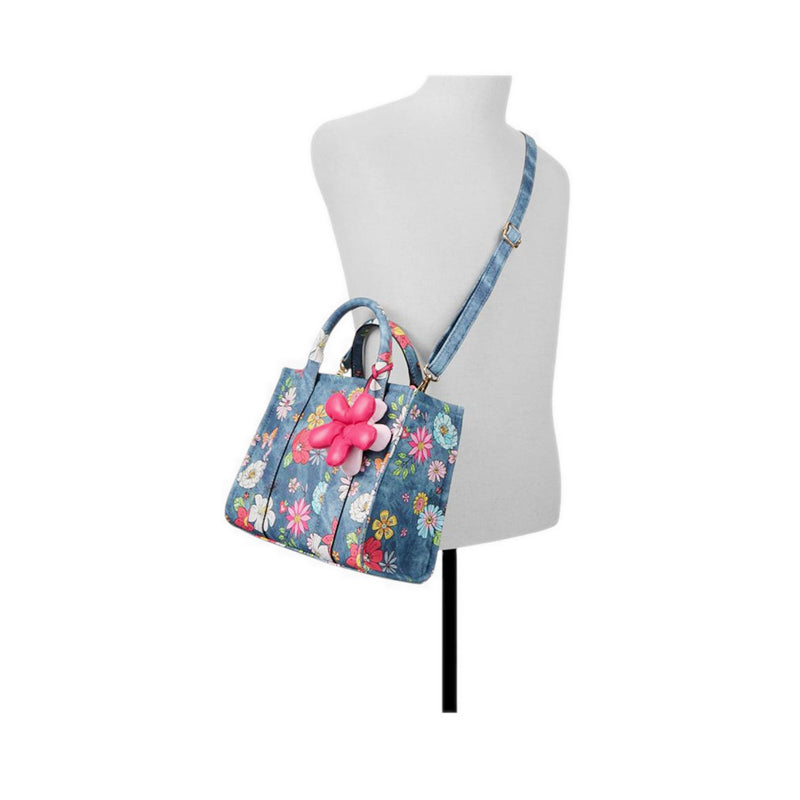 ALDO FLORALBLOOM SATCHEL - OTHER BLUE