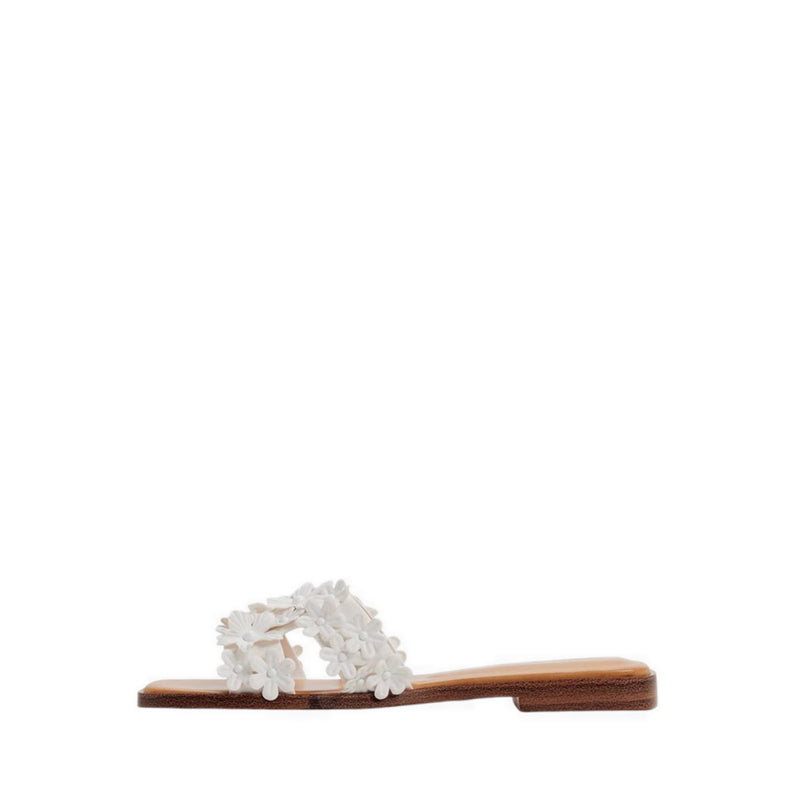 ALDO ITSANDAL FLAT SANDALS - OPEN WHITE