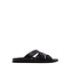 FLORIAN FLAT SANDALS - BLACK