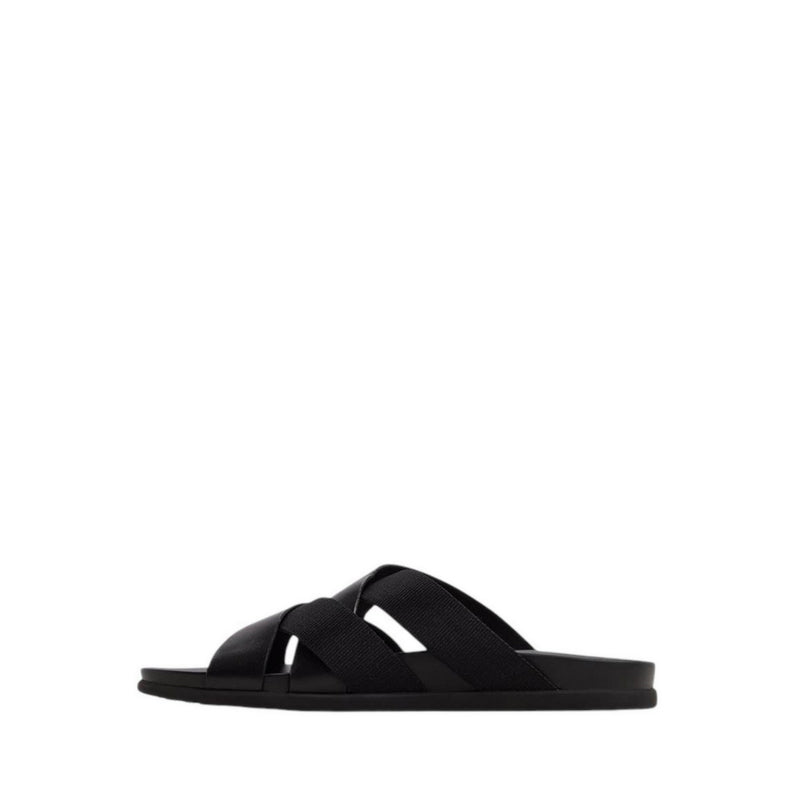 ALDO FLORIAN FLAT SANDALS - BLACK
