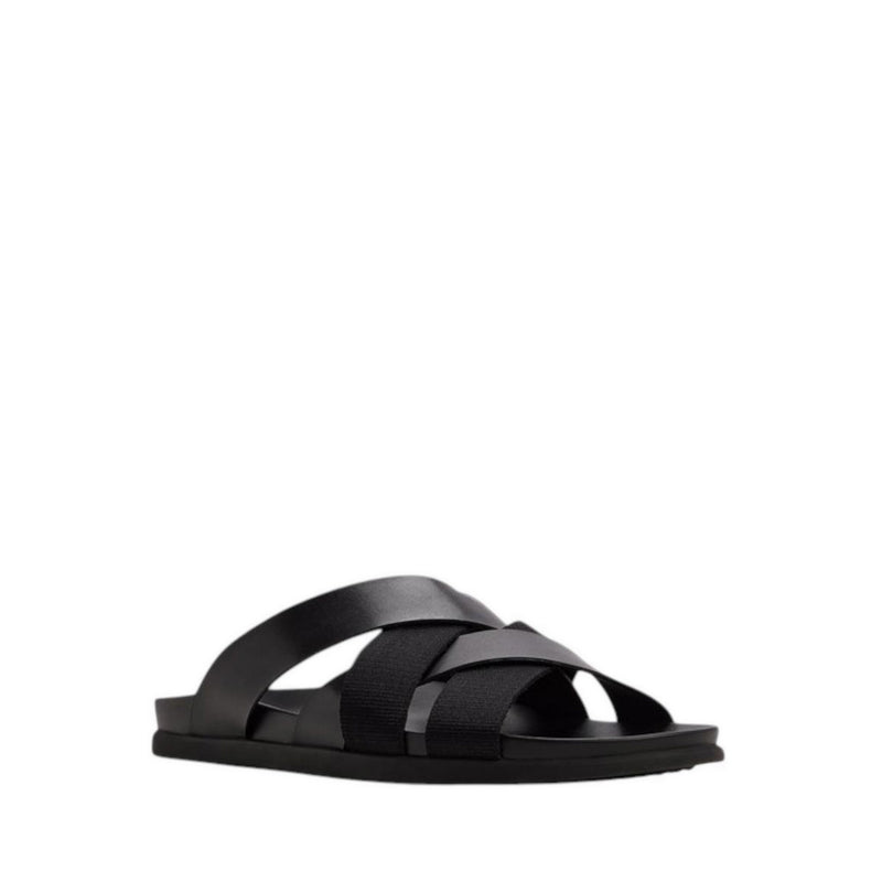 ALDO FLORIAN FLAT SANDALS - BLACK