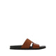 MARCELO FLAT SANDALS - COGNAC