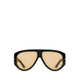 KRISTINAA SUNGLASSES - BLACK/GOLD MULTI