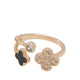 ZANTHA RINGS - BLACK/GOLD MULTI