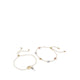 FASTENEDLOVE BRACELETS - METALLIC MULTI