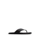 MAXIMO FLAT SANDALS - DARK BROWN