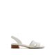 JAVAMANNON HEELED SANDALS - WHITE/BONE