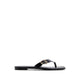 LEONNIA FLAT SANDALS - BLACK