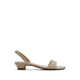 HALOBREREL HEELED SANDALS - LIGHT BEIGE
