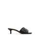 ANNAMASSI HEELED SANDALS - BLACK