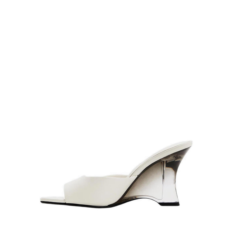 LUMINAE WEDGE SANDALS - WHITE/BONE
