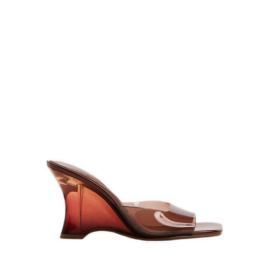 LUMINA WEDGE SANDALS - MEDIUM BROWN